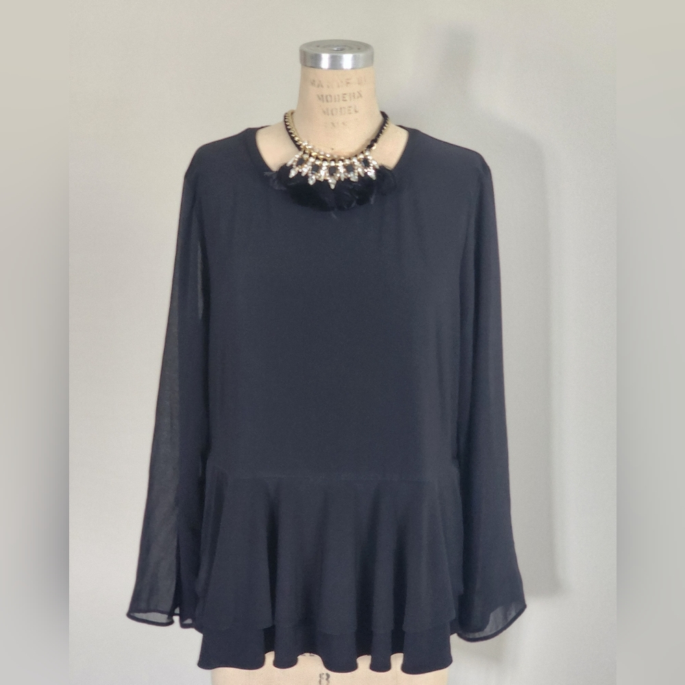 DKNY Peplum style top